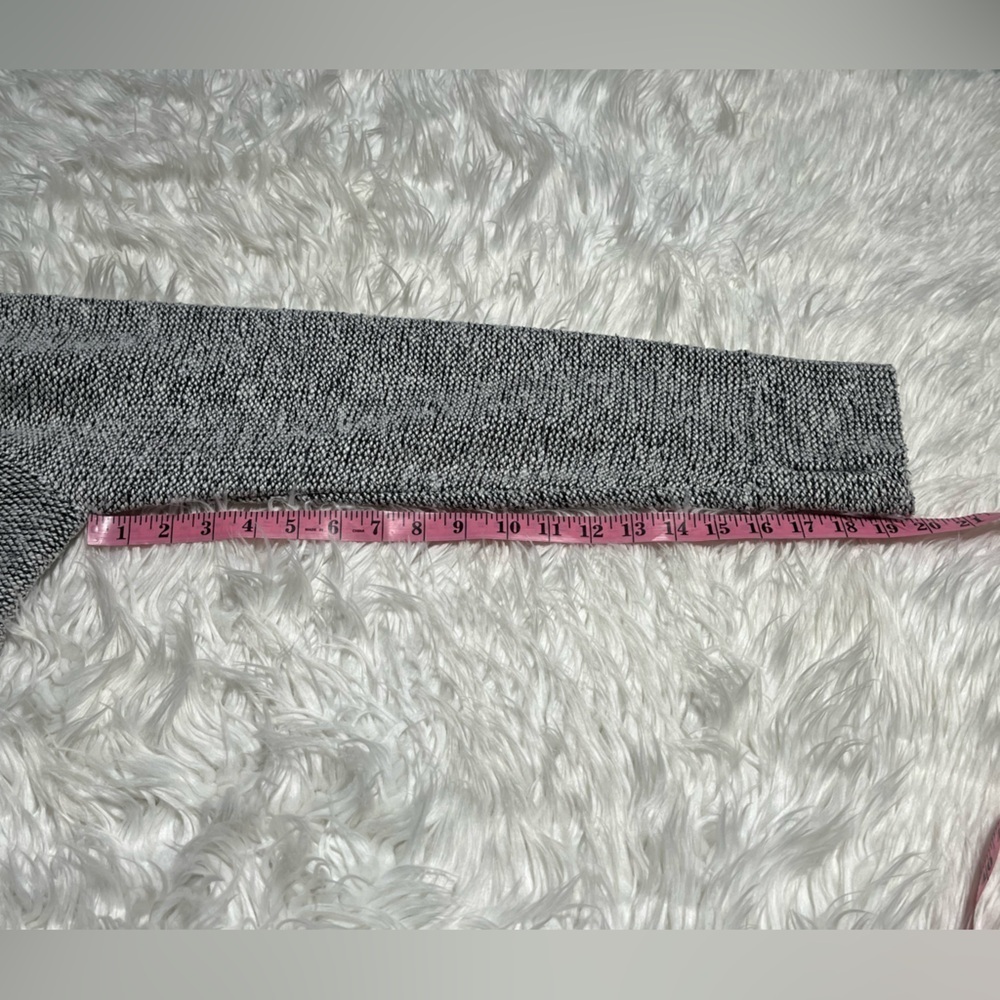 Offline By Aerie Funnel Neck Cropped Pullover Sweatshirt Sweater Heathered Gray - Picture 11 of 16
